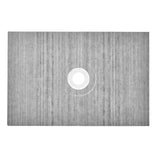 VEVOR Shower Curb Kit, 1219x1828mm Shower Pan Kit with 160mm Central Drain, Lightweight EPS Shower Installation Kits with 2 Waterproof Cloths, Shower