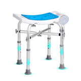 VEVOR Shower Chair, Adjustable Height Shower Stool with Crossbar Support, Shower Seat for Inside Shower or Tub, Non-Slip Bench Bathtub Stool Seat for Elderly Disabled Handicap, 226.8 kg Capacity - Extra Image