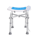 VEVOR Shower Chair, Adjustable Height Shower Stool with Crossbar Support, Shower Seat for Inside Shower or Tub, Non-Slip Bench Bathtub Stool Seat for Elderly Disabled Handicap, 226.8 kg Capacity - Extra Image