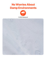 VEVOR Camping Blanket 2 m x 1.5 m Wearable Warm Stadium Blanket Light Grey.