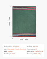 VEVOR Wool Camping Blanket 1.62 m x 2.23 m for Camping Hiking Travel Texture - Close-Up Angle