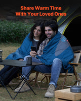 VEVOR Camping Blanket 1.9 m x 1.32 m Wearable Warm Stadium Blanket Outdoor - 45-Degree Angle
