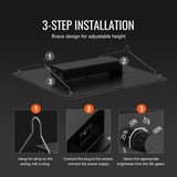 VEVOR LED Grow Light, 400W Full Spectrum Dimmable, High Yield Samsung 2B1B Diodes Growing Lamp for Indoor Plants Seedling Veg and Bloom Greenhouse
