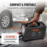VEVOR Spot Welder Dent Puller 3KW Stud Welder Dent Repair Kit with 2 Welding Gun - Rear View