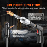 VEVOR Dual Pro Stud Welder Professional 5KW Welder for Steel & Aluminum Panels - 45-Degree Angle