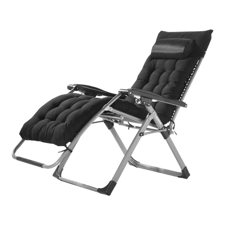 Zero Gravity Chair, 26 inch Zero Gravity Recliner Lounge Chair for Indoor and Outdoor, Adjustable Anti, image 10