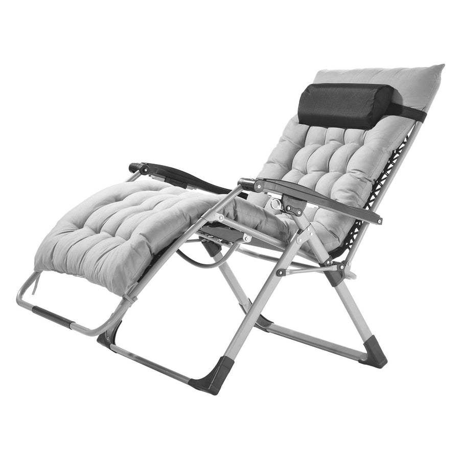 Zero Gravity Chair, 33 inch Zero Gravity Recliner Lounge Chair for Indoor and Outdoor, Adjustable Anti, image 10