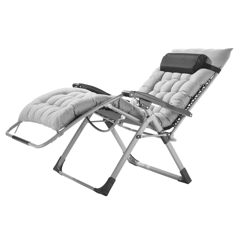 Zero Gravity Chair, 33 inch Zero Gravity Recliner Lounge Chair for Indoor and Outdoor, Adjustable Anti, image 11
