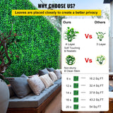 VEVOR Artificial Boxwood Panels, 16 PCS 20