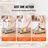 VEVOR Cheese Cutter with Wire Cheeser Butter Cutting 0.39