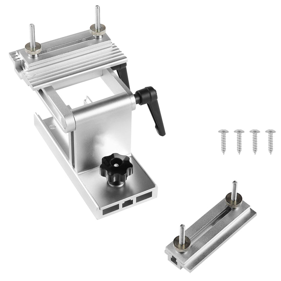 Sharpening Tool Rest Jig, Adjustable Replacement Tool Rest Sharpening Jig for 6" or 8" (152 mm or 203 mm) Bench Grinders – with Flat Miter Slide for 0–2.5 inch (0–64 mm) Wide Blades and Chisels
