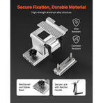Sharpening Tool Rest Jig, Adjustable Replacement Tool Rest Sharpening Jig for 6" or 8" (152 mm or 203 mm) Bench Grinders – with Flat Miter Slide for 0–2.5 inch (0–64 mm) Wide Blades and Chisels