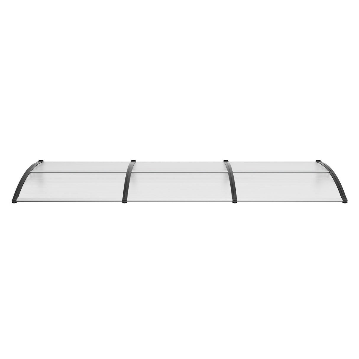 VEVOR Window Door Awning Canopy, 965 x 2975mm Door Canopy Exterior, UF50+ PC Sunshade Sheet Awnings, Outdoor Patio Awning Sun Shade, Transparent, Waterproof, for Sun Shutter, UV, Rain, Snow Protection