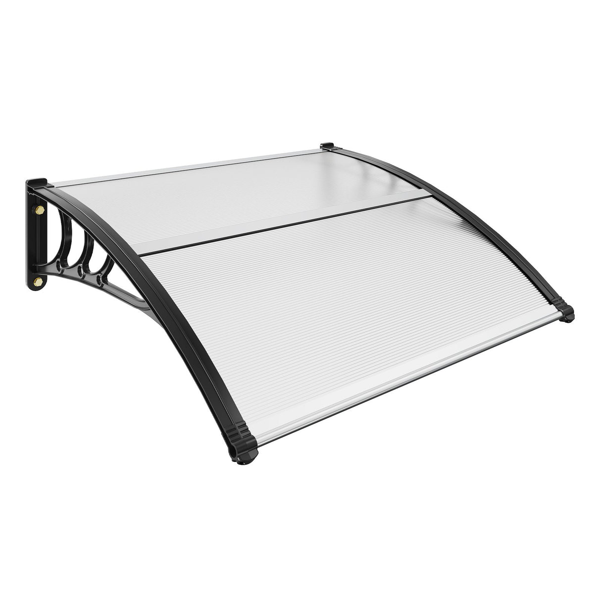 VEVOR Window Door Awning Canopy 40" x 40", UPF 50+ Polycarbonate Entry Door Outdoor Window Awning Exterior, Front Door Overhang Awning for Sun Shutter