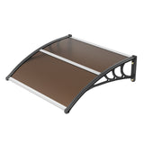 VEVOR Window Door Awning Canopy 40" x 40", UPF 50+ Polycarbonate Entry Door Outdoor Window Awning Exterior, Front Door Overhang Awning for Sun Shutter