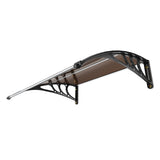 VEVOR Window Door Awning Canopy 40" x 40", UPF 50+ Polycarbonate Entry Door Outdoor Window Awning Exterior, Front Door Overhang Awning for Sun Shutter