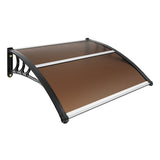 VEVOR Window Door Awning Canopy 40" x 40", UPF 50+ Polycarbonate Entry Door Outdoor Window Awning Exterior, Front Door Overhang Awning for Sun Shutter