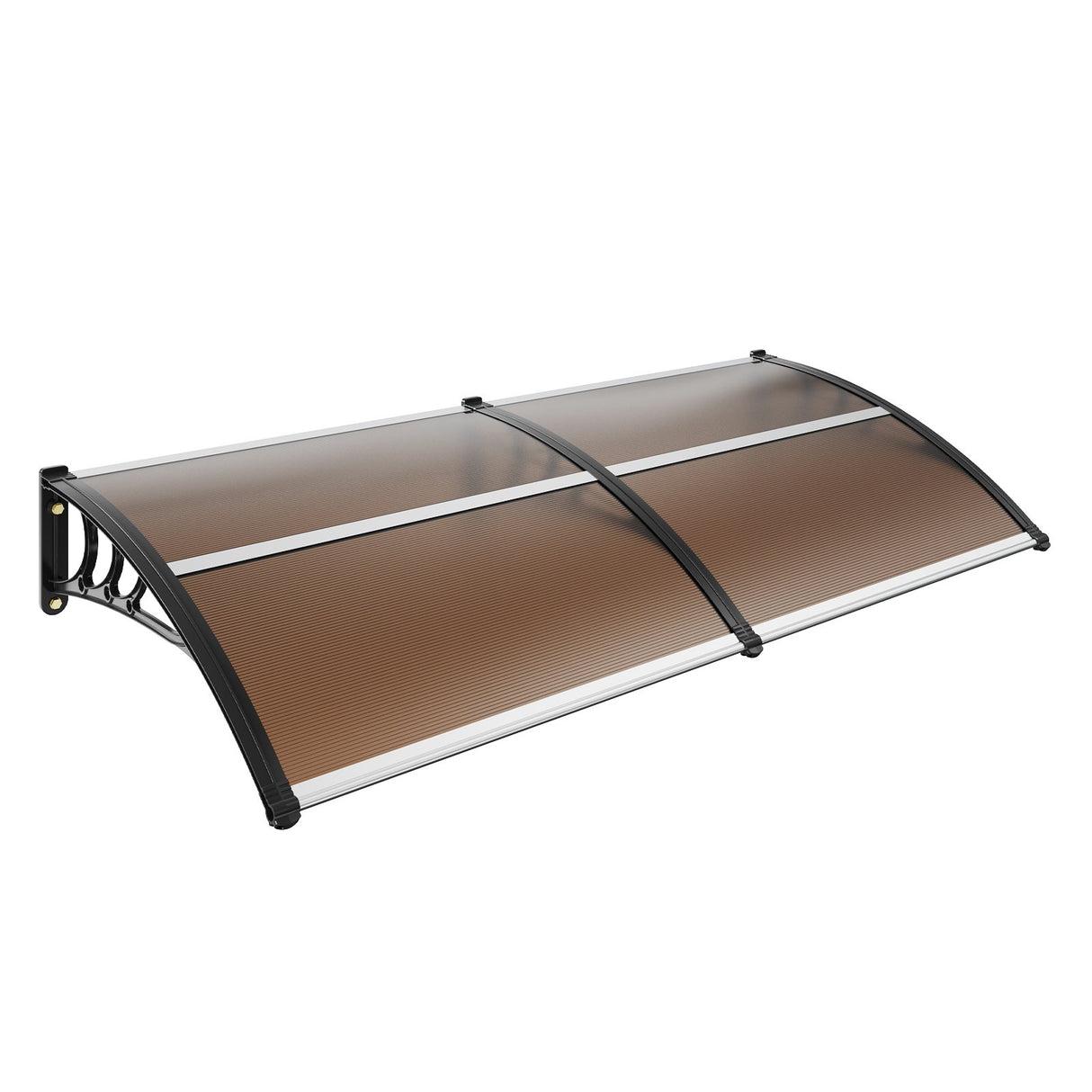 VEVOR Window Door Awning Canopy 965 x 1987 mm, UPF 50+ Polycarbonate Entry Door Outdoor Window Awning Exterior, Front Door Overhang Awning for Sun