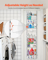 VEVOR 10-Tier Over the Door Pantry Organizer Hanging Storage Rack Adjustable - Side View