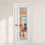 VEVOR 10-Tier Over the Door Pantry Organizer Hanging Storage Rack Adjustable