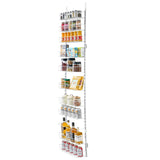 VEVOR 10-Tier Over the Door Pantry Organizer Hanging Storage Rack Adjustable - Extra Image