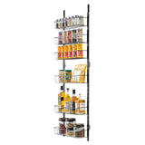 VEVOR 8-Tier Over the Door Pantry Organizer Hanging Storage Rack Adjustable - Extra Image