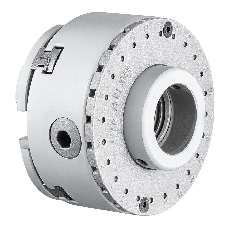 KP965 Lathe Chuck, 4-Jaw 96 mm Diameter, Metal Lathe Chuck Turning Machine Accessories with 5 Sets of Jaws, Self-centering Tool, for Precision Machining, Grinding Machines, Milling Machines