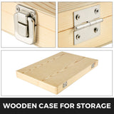 VEVOR Woodworking Lathe Chisel Set 8 Piece Set Lathe Chisel HSS Steel Blades Wood Turning Tools Wooden Case for Storage for Wood Carving Root Carving