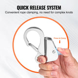 VEVOR Boat Anchor Hook Stainless Steel Knotless Anchor System with Quick Release