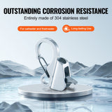 VEVOR Boat Anchor Hook Stainless Steel Knotless Anchor System with Quick Release - 45-Degree Angle