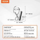 VEVOR Boat Anchor Hook Stainless Steel Knotless Anchor System with Quick Release - Close-Up Angle