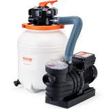 VEVOR Sand Filter Above Ground with 285W Pool Pump 10,000 L/H Flow 6-Way Valve - Extra Image