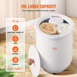VEVOR Towel Warmer Bucket, 20L Large Towel Warmer for Bathroom, Auto Shut Off Towel Heater with 4-Level Timer Fits up to Two 40"x70" Oversized Towels,