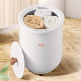 VEVOR Towel Warmer Bucket, 20L Large Towel Warmer for Bathroom, Auto Shut Off Towel Heater with 4-Level Timer Fits up to Two 40"x70" Oversized Towels,
