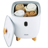 VEVOR 25L Towel Warmer Bucket with LED Screen Bottom Heating Columns Timer White - Extra Image