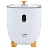 VEVOR 25L Towel Warmer Bucket with LED Screen Bottom Heating Columns Timer White
