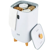 VEVOR 35L Large Towel Warmer Bucket with LED Screen Drying Fuction & Timer White - Extra Image