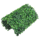 VEVOR Artificial Boxwood Panel UV 12pcs Boxwood Hedge Wall Panels Artificial Grass Backdrop Wall 20X20