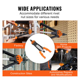 VEVOR Rivet Nut Tool, 16??Rivnut Tool Kit with 13PCS Metric and SAE Mandrels, 186PCS Rivet Nuts, M3, M4, 10-24, M5, M6, 1/4-20, 8-32, 5/16-18, M8, 3/8