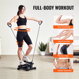 VEVOR Stair Stepper for Exercise at Home Mini Twist Stepper Resistance Band - Side View