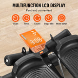 VEVOR Stair Stepper for Exercise at Home Mini Twist Stepper Resistance Band - 45-Degree Angle