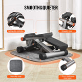 VEVOR Stair Stepper for Exercise at Home Mini Stepper with Resistance Band - Top-Down View