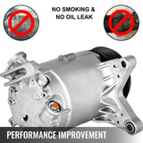 VEVOR A/C Compressor with Clutch Fit For 2006-2011 Chevrolet Impala / Monte Carlo / Malibu / Pontiac G6 3.5L 3.9L - Rear View