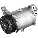 VEVOR A/C Compressor with Clutch Fit For 2006-2011 Chevrolet Impala / Monte Carlo / Malibu / Pontiac G6 3.5L 3.9L - Low Angle