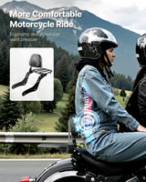 VEVOR Motorcycle Backrest Sissy Bar with Luggage Rack for Honda Rebel 2017-2022 - Front View