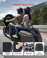 VEVOR Motorcycle Backrest Sissy Bar with Luggage Rack for Honda Rebel 2017-2022 - Top-Down View