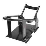 VEVOR Motorcycle Wheel Chock, 816.5 kg Capacity Wheel Cradle Holder, Heavy-duty Steel Motorcycle Front Wheel Stand with 3 Adjustable Holes, For 381-533.4 mm Off-Road Motorcycles, Standard Motorcycles
