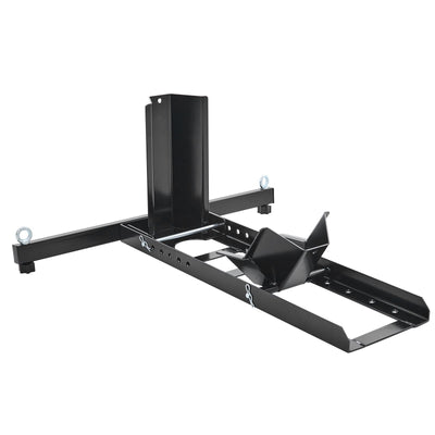 VEVOR Motorcycle Wheel Chock Upright, 816.5 kg Capacity, Heavy-duty Steel Motorcycle Front Wheel Stand with 6 Adjustable Holes, For 381-558.8 mm Off-