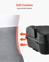 VEVOR 48L Motorcycle Top Case Universal Motorbike Tail with Reflective Panel - Rear View