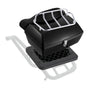 Motorcycle Top Case, Universal Durable PP Material Motorbike Tail Box with Reflective Panel, 48L Waterproof Detachable Motorcycle Top Box with Multi-Hole Base, Fit for 99% of Motorcycle Frames